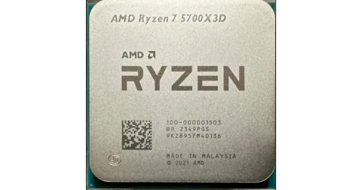 Процессор AMD Ryzen 7 5700X3D для ПК - купить в Украине, цена