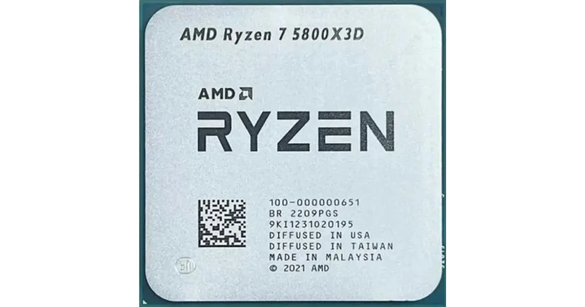 CPU AMD Ryzen 7 5800X3D CPU Процессор AMD Ryzen 7 5800X3D для ПК - купить в Украине, цена