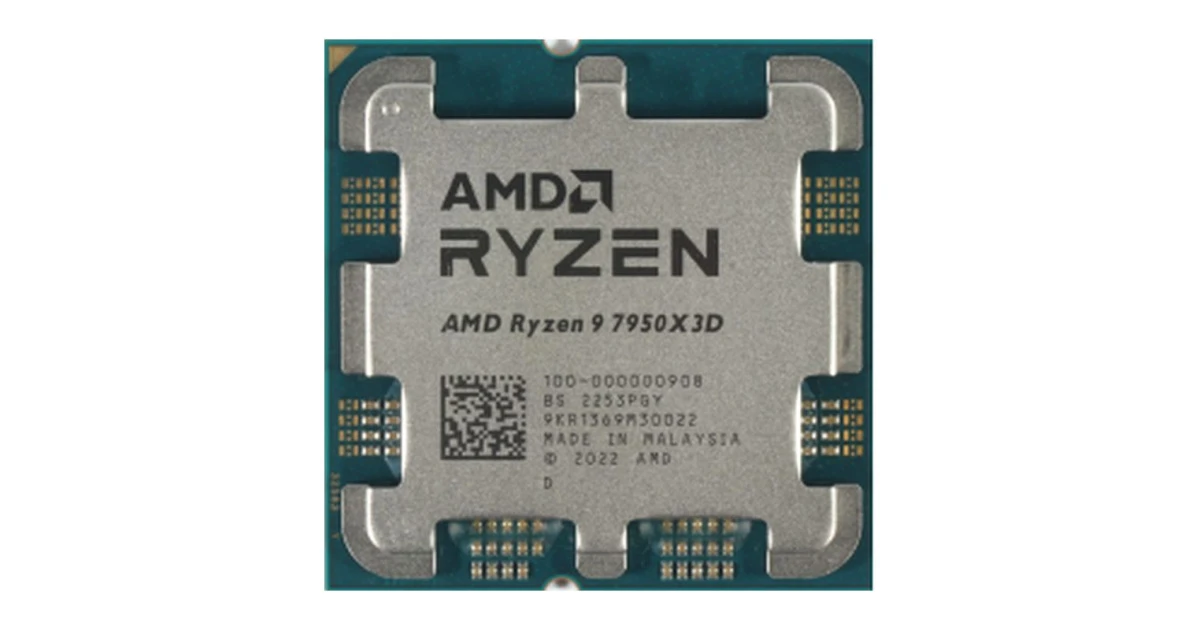 CPU AMD Ryzen 9 7950X3D Процессор AMD Ryzen 9 7950X3D для ПК - купить в Украине, цена