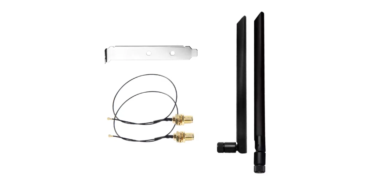 Dbi Computer Cable Комплект WiFi антенны 6Dbi 20см + кабели + PCIe заглушка - купить в ...