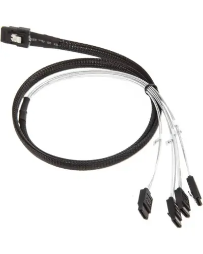 Кабель InLine SAS  To 1x Mini-SAS to 4x SATA 100cm Cable (27620B)