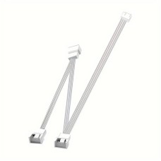 Кабель-удлинитель вентилятора материнской платы Zennova 4pin 1 до 3 White