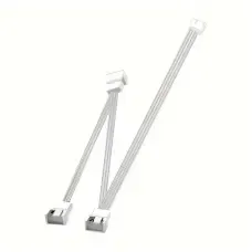Кабель-удлинитель вентилятора материнской платы Zennova 4pin 1 до 3 White