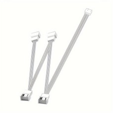 Кабель-удлинитель вентилятора материнской платы Zennova 4pin 1 до 4 White