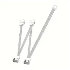 Кабель-удлинитель вентилятора материнской платы Zennova 4pin 1 до 4 White