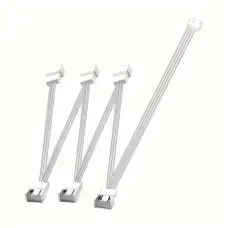 Кабель-удлинитель вентилятора материнской платы Zennova 4pin 1 до 6 White