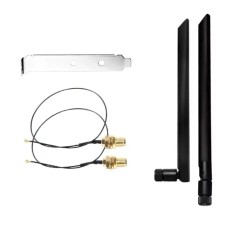 Комплект WiFi антенны 6Dbi 20см + кабели + PCIe заглушка new