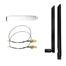 Комплект WiFi антенны 6Dbi 20см + кабели + PCIe заглушка new