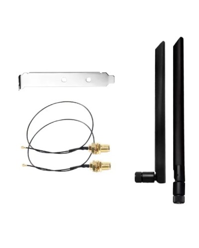Комплект WiFi антени 6Dbi 20см + кабелі + PCIe заглушка 