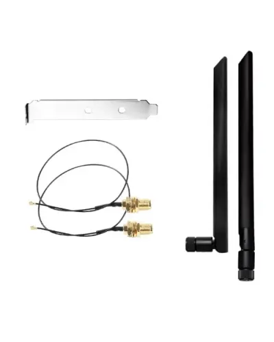 Комплект WiFi антенны 6Dbi 20см + кабели + PCIe заглушка
