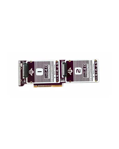 Адаптер JEYI P602 PCIe 4.0 to 2x U.2 NVMe Adapter Card x4/x8/x16
