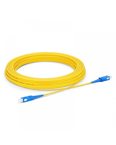 Патч-корд оптический SC/UPC-SC/UPC SM (одномод) Simplex, 3.0мм, 5м (SC-UPC-SC-UPC-SM)