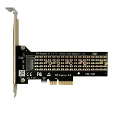 Адаптер SSU M.2 SSD NVMe M-Key to PCI-E 4.0 x4/ x8/ x16 (SU-EM5006 / EM2-5006)
