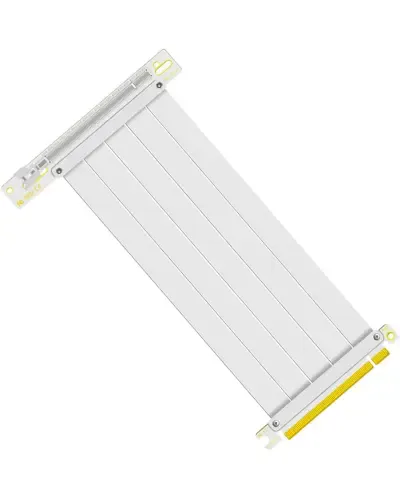 Райзер для видеокарты вертикальный TEUCER PCIe 4.0 x16 15cm White