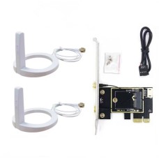 Комплект WiFi антенны ASUS 10Dbi White + PCIe x1 Card new