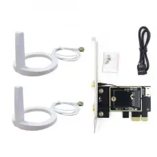 Комплект WiFi антенны ASUS 10Dbi White + PCIe x1 Card new