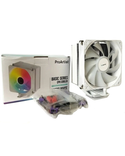 Кулер для процесора PROARTIST B3PRO RGB White 180W TDP