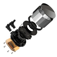 Система водяного охолодження процесору JONSBO SHADOW 240 ARGB Black