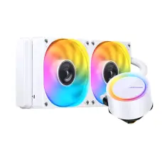 Система водяного охлаждения процессора JONSBO TG-240 White 250W TDP