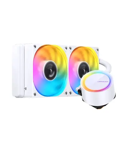 Система водяного охолодження процесору JONSBO TG-240 White 250W TDP