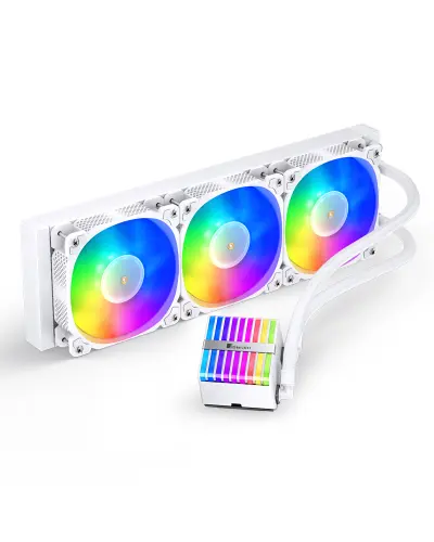 Система водяного охолодження процесору JONSBO HXW-360 ARGB White