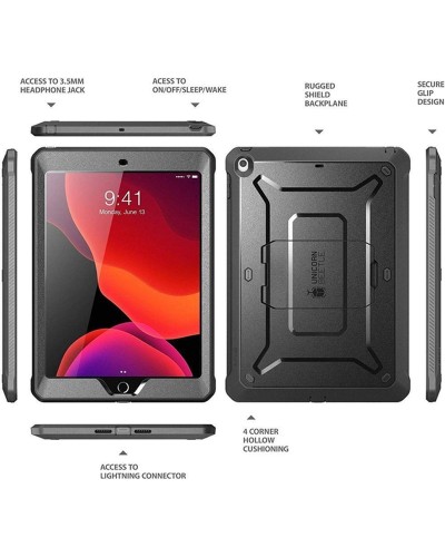 Чехол Supcase Unicorn Beetle PRO Rugged Case Black для iPad 10.2 2021 / 2020 / 2019 (843439127173)