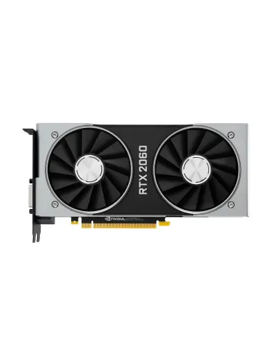 Видеокарта Nvidia GeForce RTX 2060 (6Gb / GDDR6 / 192bit / 1920 CUDA) Founders Edition