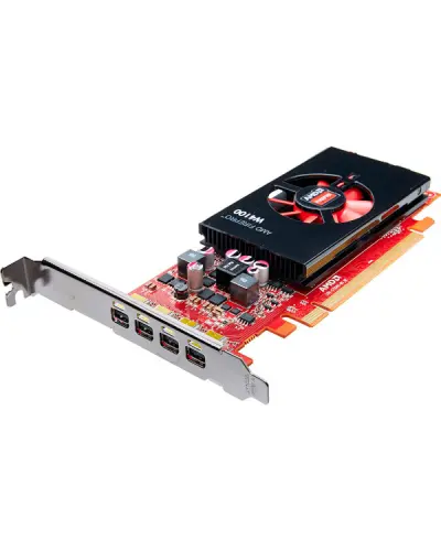 Видеокарта AMD RADEON FirePro W4100 (2Gb / GDDR5 / 128 bit / 512 ROCm)