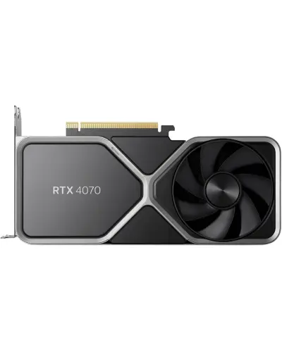 Видеокарта Nvidia GeForce RTX 4070 (12Gb / GDDR6X / 192 bit / 5888 CUDA) Founders Edition