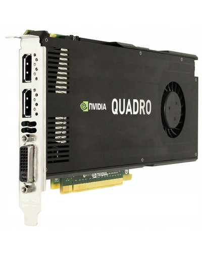 Відеокарта Nvidia Quadro K4000 (3Gb / GDDR5 / 192 bit / 768 CUDA)
