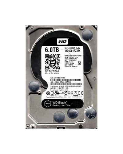 Жорсткий диск Western Digital Black 6TB Performance 7200об/хв SATA 6 (WD6001FZWX)