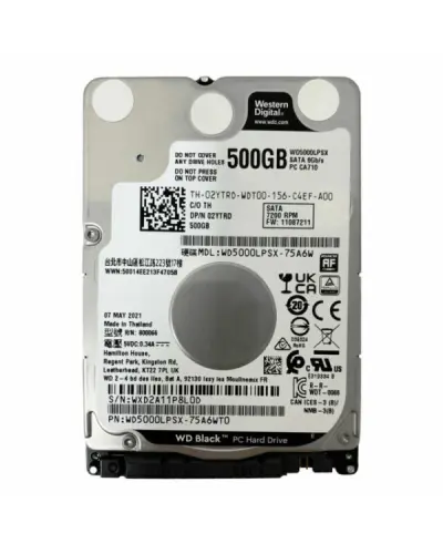 Жесткий диск Western Digital Black 500Gb 7200 об/мин 6 Gbit/s (WD5000LPLX)