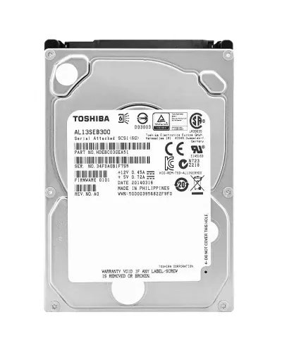 Жорсткий диск Toshiba 300Gb 10K SAS 6G 2.5 (AL13SEB300)
