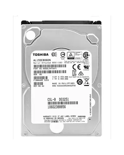 Жесткий диск Toshiba 600Gb 10500 об/хв SAS 6 Gbit/s (AL15SEB060N)