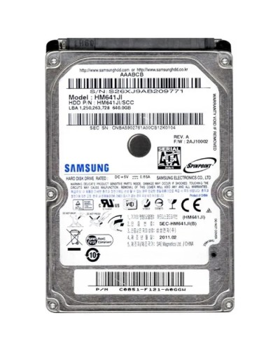 Жорсткий диск SAMSUNG SpinPoint M7E 640Gb 5400 об/хв 3 Gbit/s (HM641JI)