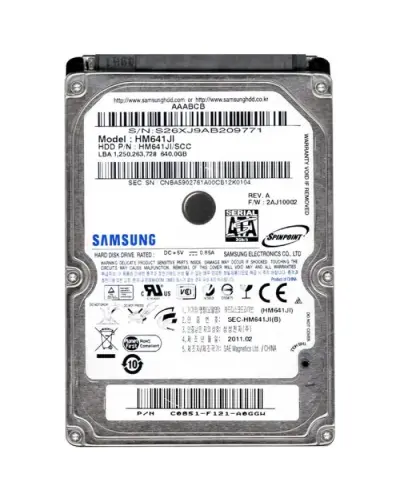 Жесткий диск SAMSUNG SpinPoint M7E 640Gb 5400 об/хв 3 Gbit/s (HM641JI)