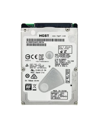 Жесткий диск HSGT 500Gb 5400 об/хв 6 Gbit/s (HTS545050A7E680)