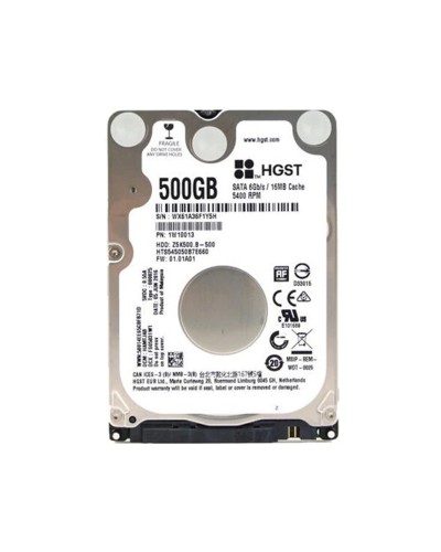 Жесткий диск HSGT 500Gb 5400 об/хв 3 Gbit/s (HTS545050B7E660)