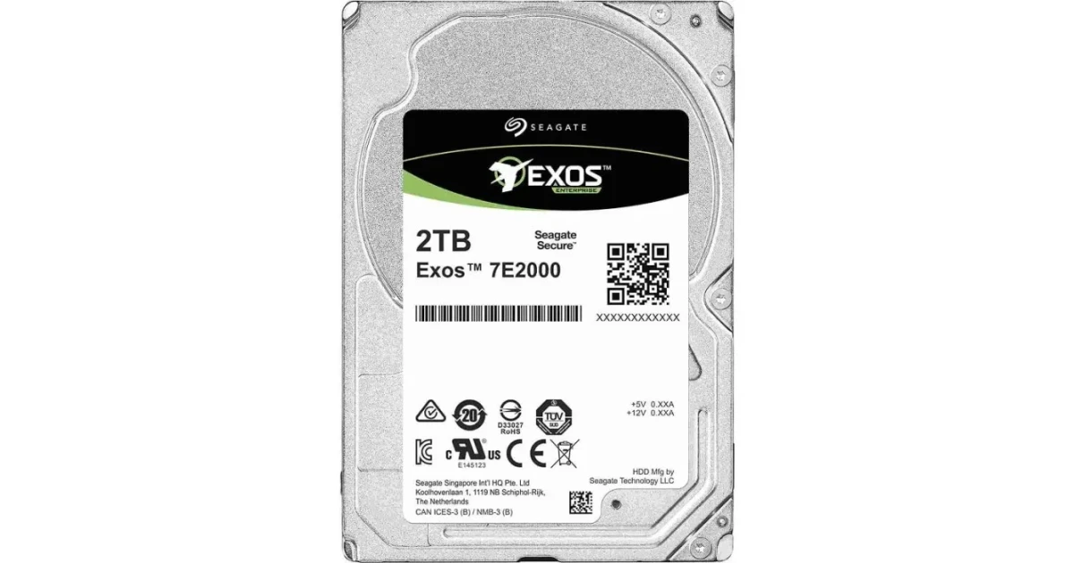 Жорсткий диск Seagate Exos 7E2000 2Tb 7200 об/хв 6 Gbit/s