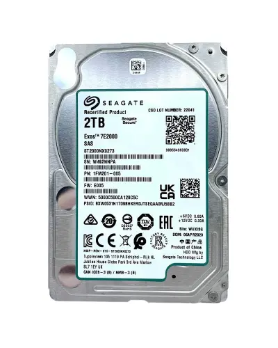 Жорсткий диск Seagate Enterprise Capacity 2 Tb 7.2K 12G SAS 2.5 (ST2000NX0273)