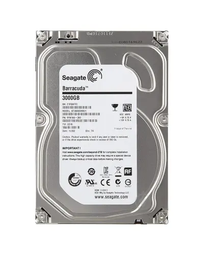 Жесткий диск Seagate BarraCuda 3Tb 7200об/мин SATA 3.5 (ST3000DM001)