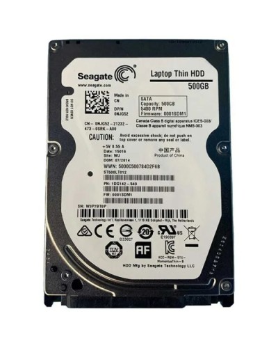 Жесткий диск Seagate Momentus Thin 500Gb 5400 об/хв 3 Gbit/s (ST500LT012)