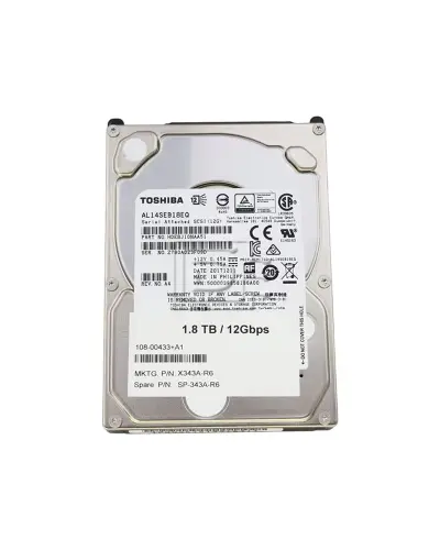 Жорсткий диск Toshiba 1.8Tb 10K 12G SAS 2.5" (AL14SEB18EQ)