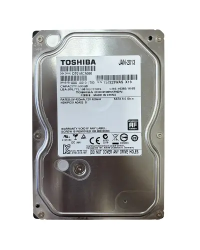 Жесткий диск Toshiba 500Gb 7200об/мин SATA 3 (DT01ACA050)