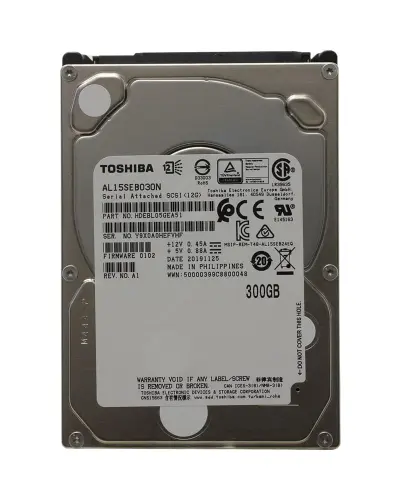 Жорсткий диск Toshiba AL15SE 300GB 10K SAS 12Gb/s 2.5" Enterprise (AL15SEB030N)