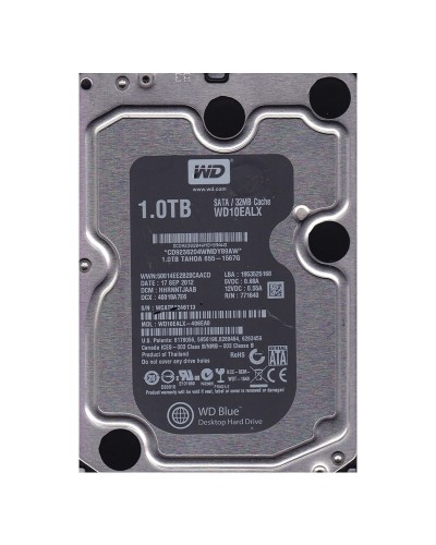 Жесткий диск Western Digital Blue 1Tb 7200об/мин SATA 3.5 (WD10EALX)