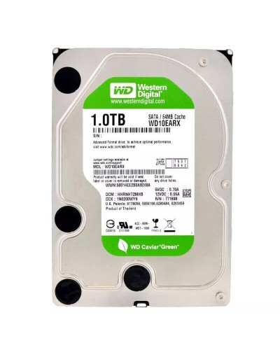 Жесткий диск Western Digital Green 1Tb 5400об/мин SATA 3.5 (WD10EARX)