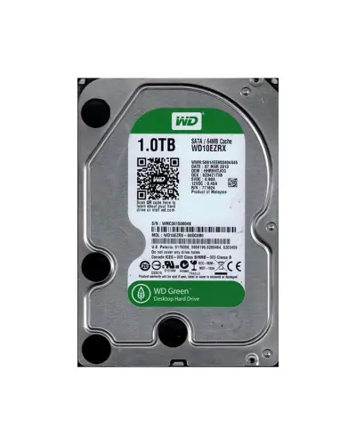 Жесткий диск Western Digital Green 1Tb 5400об/мин SATA 3.5 (WD10EZRX)