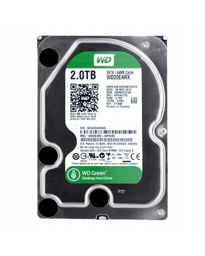 Жорсткий диск Western Digital Green 2Tb 5400об/хв SATA 3 (WD20EARX)