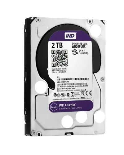 Жорсткий диск Western Digital Purple 2Tb 5400 об/хв SATA 3 (WD20PURX)